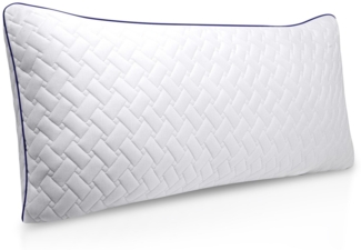 Gentle North Kopfkissen Hochwertige Kopfkissen aus Bambusfasern in Hotelqualität, Füllung: 100% Polyester, Seitschläfer, Rückenschläfer, Seitenschläfer, Bauchschläfer, 1- oder 2-tlg, Reißverschluss für Füllung, waschbar, Made in EU, allergikerfreundlich