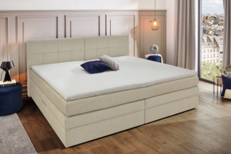 Jockenhöfer Gruppe Boxspringbett Casa Grande in der Breite 240cm, Familienbett mit riesigem Bettkasten, 7-Zonen-TTFK-Matratze, KS-Topper, verschiedene Härtegrade wählbar