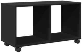 vidaXL Rollschrank Schwarz 72x33x42,5 cm Holzwerkstoff 853138