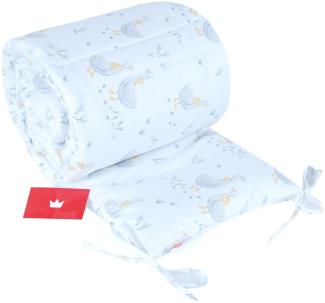 BabyLux Bettnestchen BABYLUX Bettumrandung NESTCHEN Bettnestchen 210 x 30 cm Babybett, 131. Gänse