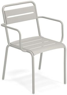 2er Set Star Armlehnstuhl grau