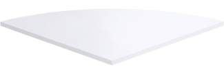 FMD Möbel - CALVIA 3 - Eckverbindung Schreib tisch - melaminharzbeschichtete Spanplatte - Brillantweiß - 80 x 2,2 x 80cm