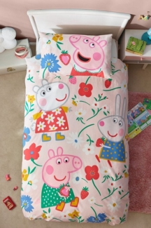 Next Bett-Set Bettbezug und Kissenbezug im Set Peppa Pig, Bezug: Polyester, Baumwolle