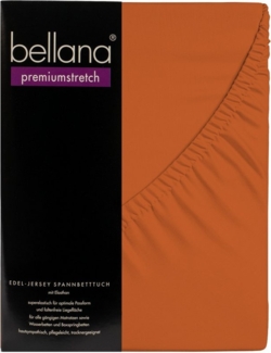 bellana Spannbettlaken Bellana premiumstretch, Jersey, Gummizug: rundum, (1 Stück), 165g/m², 95% gekämmte Mako Baumwolle, 5% Elasthan