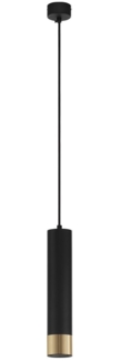 Nova Luce 9911529 PICTO Pendelleuchte 30 1-flammig Schwarz Gold GU10