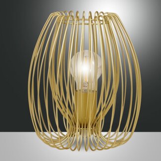 Fabas Luce 3677-34-225 Tischleuchte Camp 24cm gold E27