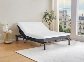 Relaxbett elektrisch - Matratzen mit Memory Schaum - JIMBARAN II von DREAMEA - mit OKIN-Motor - 140x200 cm