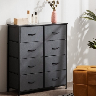 DUMOS Schubkastenkommode Kommode mit Stoffschubladen Stauraumschrank Schubladenschrank (Schubladenkommode), Mit 4, 5, 7, 8, 9 Schubladen