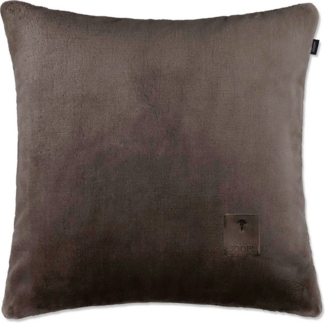 JOOP! Kissenbezug Kissenhülle Sleek 50x50 cm edles Fake-Fur-Design, weicher Webpelz