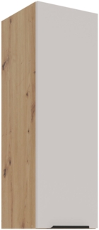 Küchen Hängeschrank 30 cm Küche SOLANO Kaschmir beige matt + Eiche Artisan matt Küchenzeile Küchenblock Küche Einbauküche