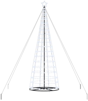 vidaXL LED-Weihnachtsbaum mit 800 LEDs Kaltweiß 400 cm Eisen 42018762