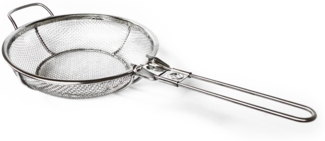 Grillkorb mit einklappbarem Griff / Edelstahl