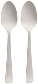 100 "Circulware" Mehrweg-Löffel PP-MF 19 cm weiss "Gaia" extra stabil, in Spenderbox