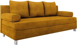 Schlafsofa Dover Cord (Sofa ohne Polsterhocker, Farbe: Poso 01)