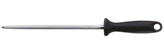WMF Schleifstein, Wetzstahl für Messer, Kunststoffgriff, Stahllänge 23 cm