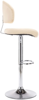 vidaXL Barhocker Cremeweiß Kunstleder 249648