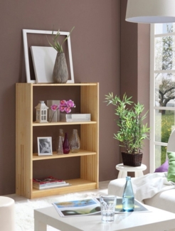 Standregal Bücherregal "Simon" Kiefer massiv