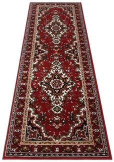 my home Läufer Oriental, Made in Belgium, rechteckig, Höhe: 7 mm, Läufer, Brücke, Kurzflor, Orient-Optik, mit Bordüre, gewebt