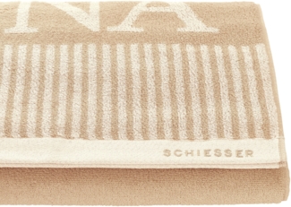 Schiesser Saunatuch Rom - 75x200 cm - Sand