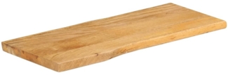 vidaXL Tischplatte mit Baumkante 80x40x2,5 cm Massivholz Mango 370706