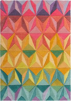 Kadima Design Luxus-Handgetufteter Wollteppich "Derwent Tilly" Multi-Farben. 120x170 cm