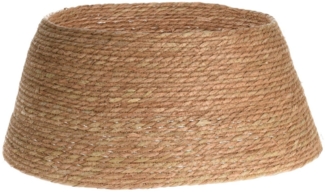 Spetebo Weihnachtsbaumdecke Weihnachtsbaumrock aus Seegras natur - 56 cm, Abdeckung für den Christbaum Ständer