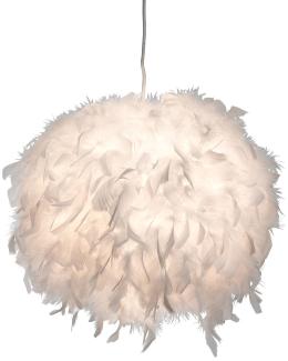 RGB LED Pendelleuchte mit Entenfedern für den Wohnraum DUCKY