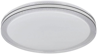 LED Deckenleuchte, Kristalle, Sterneneffekt, weiß klar, D 49,5 cm