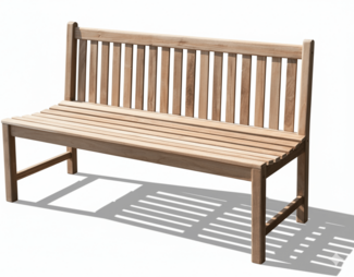 Stabile Bank Gartenbank Picadelly 150 cm in Premium Teak ohne Armlehne