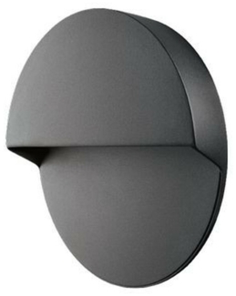 SG-Leuchten 653601 Arlon Round schwarz 3000K LED-Wandleuchte LB24