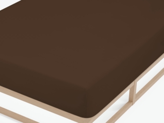 biberna Feinjersey-Spannbetttuch 0077144, topas / mocca, 1 x 140 x 200 cm - 160x200 cm