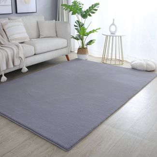 Carpettex Hochflor-Teppich Unicolor - Einfarbig, Läufer, Höhe: 20 mm, Teppich Wohnzimmer Einfarbig Shaggy Modern Flauschiger Felloptik Weich