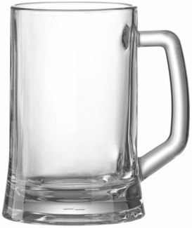 Ritzenhoff & Breker Bierseidel Leo, Bierglas, Seidel, Bierkrug, Glas, Klar, 500 ml, 817966