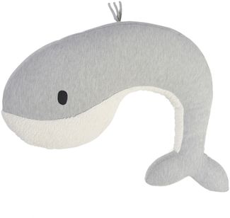 Nanami Whale Stillkissen - Grey Grau