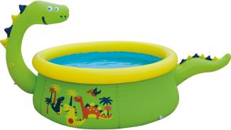 SunClub Planschbecken 3D Wassersprühender Dino Pool 175 x 62 cm