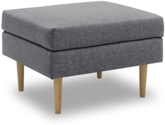 Gartenlounge Hocker Braelyn 70x46x60 mit Outdoorbezug in anthrazit