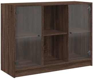 vidaXL Sideboard Braun Eichen-Optik 102x37x75,5 cm Holzwerkstoff 3295877
