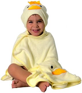 HECKBO Kapuzenhandtuch Maus inkl. Waschlappen, ab 0 Jahren, 2 Druckknöpfe, Baby Geschenk