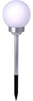 Light&More LED Solarleuchte Kugel 70 cm, Ø25 cm, Erdspieß