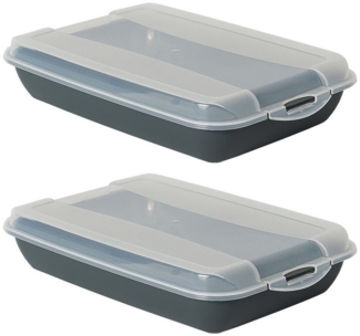 Novaliv Frischhaltedose -, (2-tlg), Aufschnittsbox