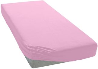 OTTO home Spannbettlaken PHYSALIS Comfort, Jersey, Gummizug: rundum, (1 Stück), Baumwolle 150 g/m², Matratzen bis 20 cm Höhe, Bettlaken, Spannbetttuch