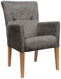 Home affaire Armlehnstuhl King, Esszimmerstuhl mit Knopfheftung