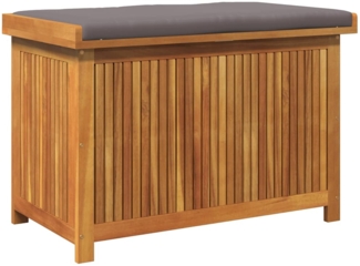 vidaXL Outdoor-Kissenbox 90x50x60,5 cm Massivholz Akazie 4106478