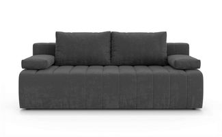Home affaire 3-Sitzer LOVENDY Schlafsofa mit Bettkasten, Breite 195cm, Liegefläche 145x195cm, mit Rückenkissen und Armlehnenkissen, belastbar bis 330 kg