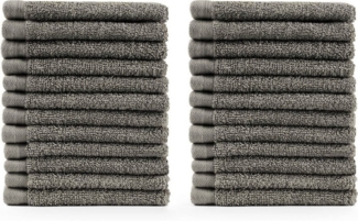 Blumtal Gästehandtücher 30x30 cm - weich und saugstark, Frottee (24-St), 12er und 24er Set, 100% Baumwolle