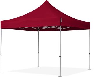 3x3 m Faltpavillon PROFESSIONAL Alu 40mm, rot