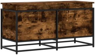 vidaXL Aufbewahrungsbox mit Deckel Räuchereiche 100x40x51,5 cm 848806
