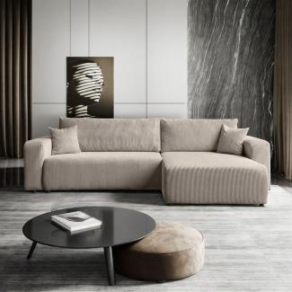 Lookway Ecksofa PRESTIGE XL L-Form Couch, mit Bettfunktion und Bettkasten