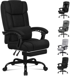 ALFORDSON Bürostuhl Hochwertiger Schreibtischstuhl mit Lendenwirbelstütze