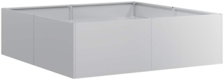 vidaXL Pflanzkübel 100x100x30 cm Verzinkter Stahl 860813